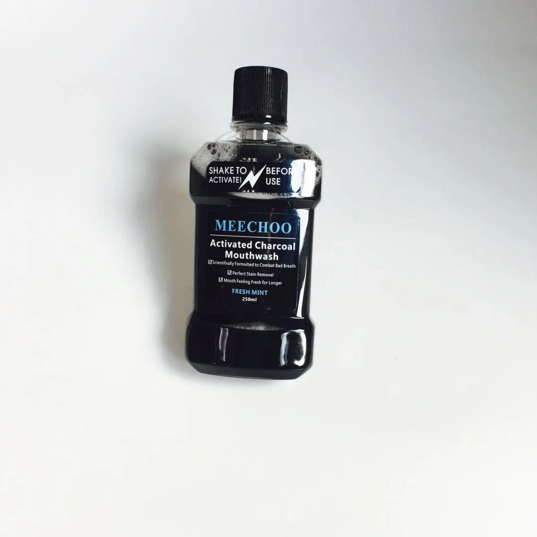 charcoal whitening mouthwash