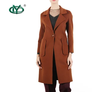 Factory Price Woolen Woman Coat Cashmere Ladys Overcoat Jacket