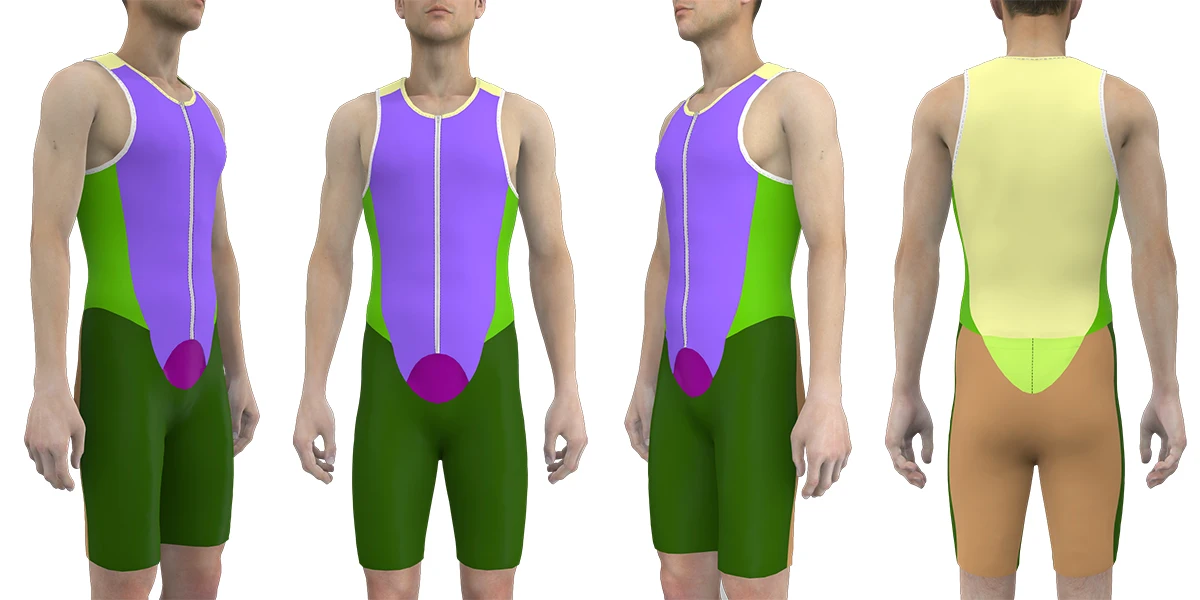Hirbgod Custom One Pieces Without Sleeve Triathlon Equipment Clothes