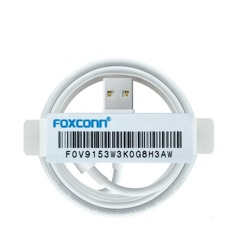 For Iphone Apple Foxconn Cable Phone Charger Charging Usb Data Cable