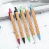 Cork Plastic pen(1 piece)