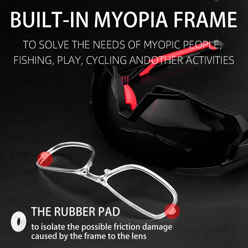 ROCKBROS Polarized Windproof Cycling Sunglasses