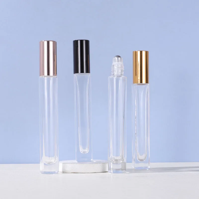 Square Perfume Bottle 10ml Glass Spray Bottle 10ml Square Rollerball ...