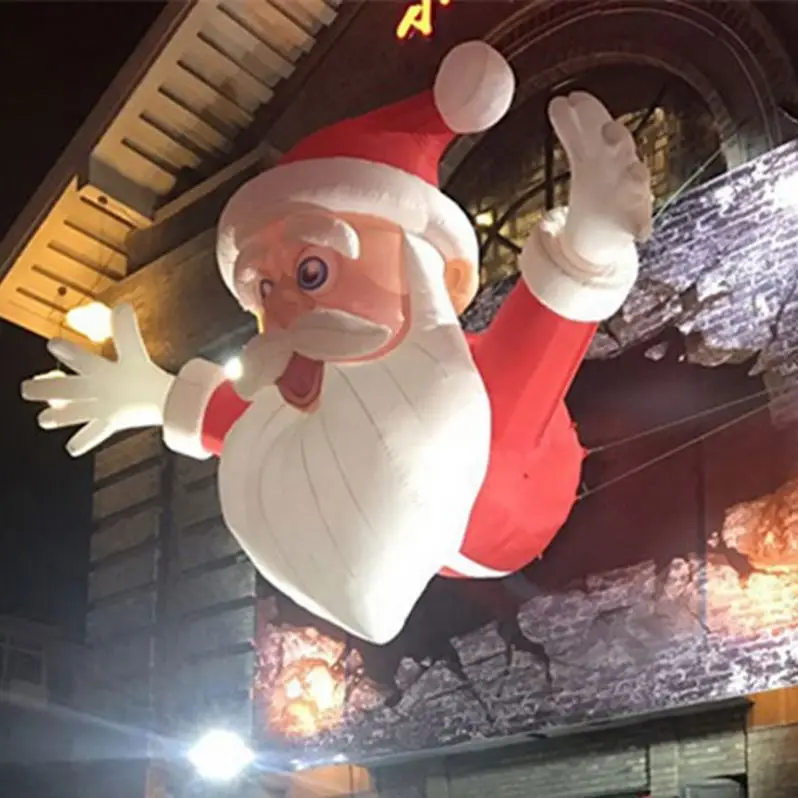 Santa Claus Inflable Gigante De Navidad,Dibujos  Animados,Navidad,Exterior,Decorativo,Oem - Buy Led Gigante Santa  Claus,Santa Claus Led Al Aire Libre,Santa Inflable Product on 