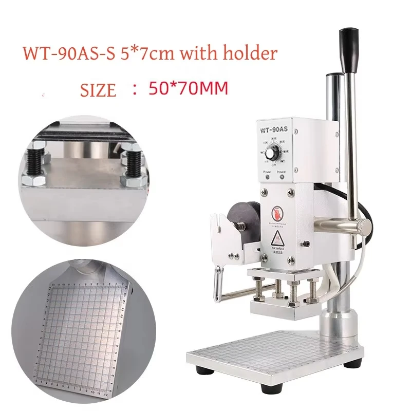 Semi-Automatic Leather Embossing Foil Heat Press Machine Custom Logo Stamp on Wood PVC Paper New Condition Digital Hot Stamping
