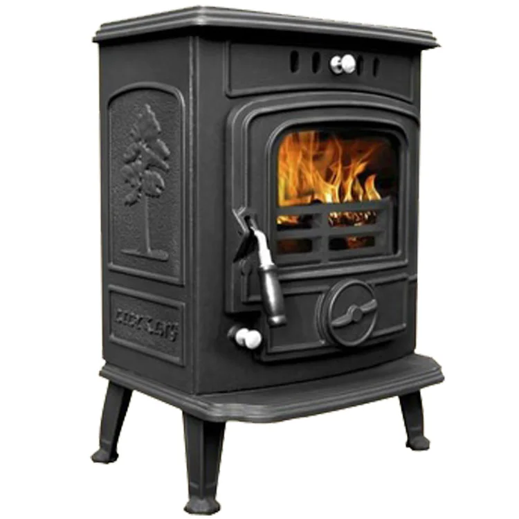 small cast iron wood burner