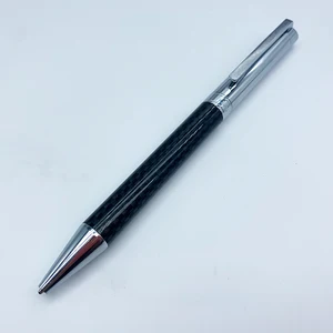 High Quality New Luxury Carbon Fiber Metal Ball Pen with Custom Logo Office Supplies Promotion Twist Metal Ballpoint Pen