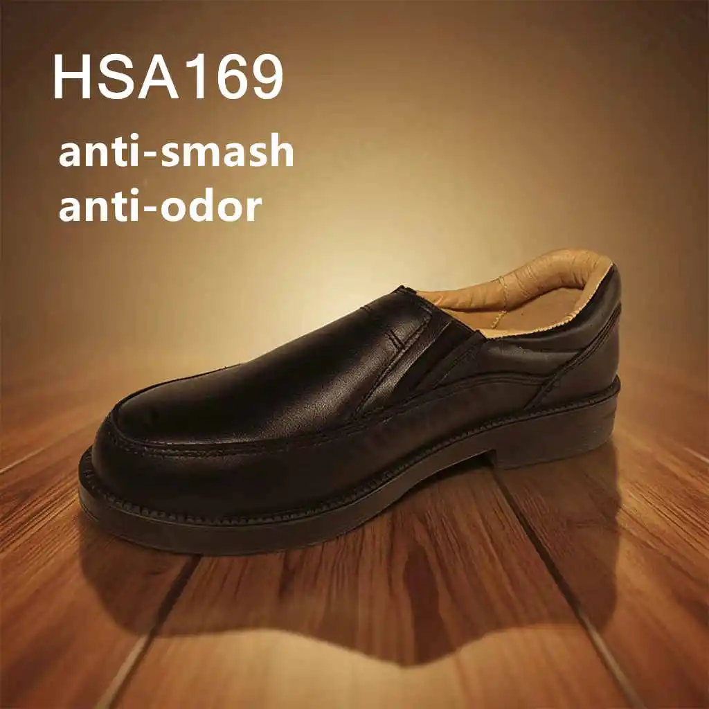 ZYF,Site Inspection Top End Leather Manager Safety Shoes Bridge Building Wing Style Leader Security Shoes with Steel Toe HSA169