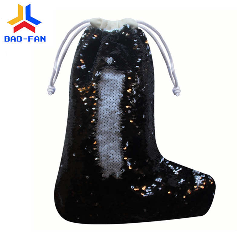 Hot sale sublimation glitter magic Sequin christmas stocking