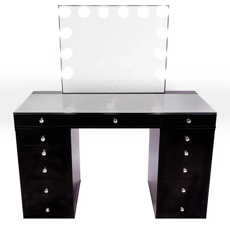 Modern Dressing Table With Mirror Makeup Table Vanity Table in Bedroom