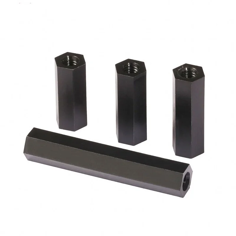 10 50pcs Male To Female Nylon Standoff M2 M2.5 M3 M4 M5*L 6 White Black Pcb Nylon Standoff