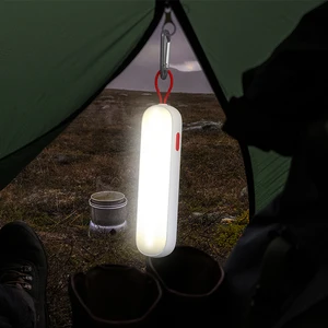 Multi-function Led Rechargeable Hand Flashlight Portable Emergency Light with 3 Modes Light for Outdoor Tent Lamp