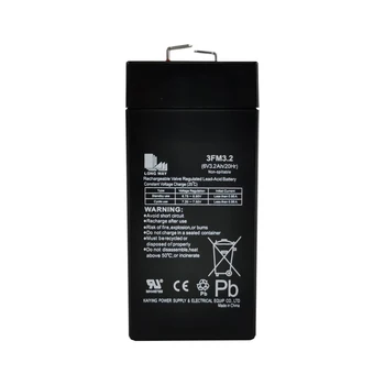 Free Maintenance Energy Storage Battery 6V3.2AH Lead Acid Battery Storage SLA Battery for Lighting