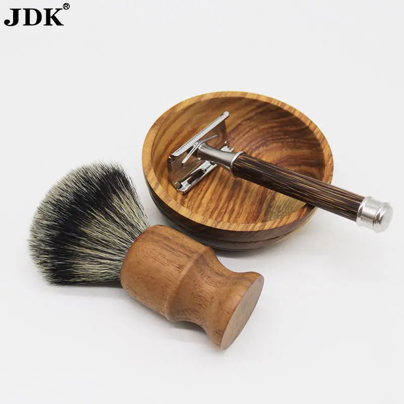 Китай, JDK, лучший барсук, волосы, ореховая древесина, кисть для бритья, крем, мыло, кисть для бороды