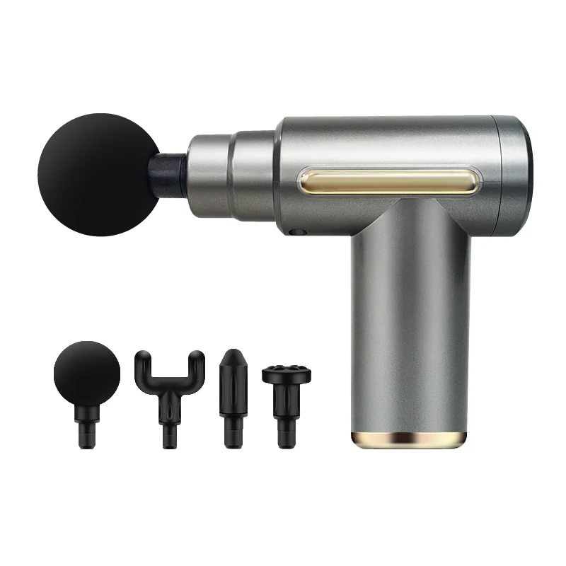 New Mini Portable Handheld Deep Tissue Massage Gun Super Quiet with Adaptive Power Regulation for Body Use