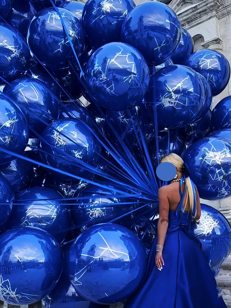 New Customize Double  Balloon  Design Bo Bo Balloon With Confetti and Gold Foil  Big Size clear Bobo With butterfly