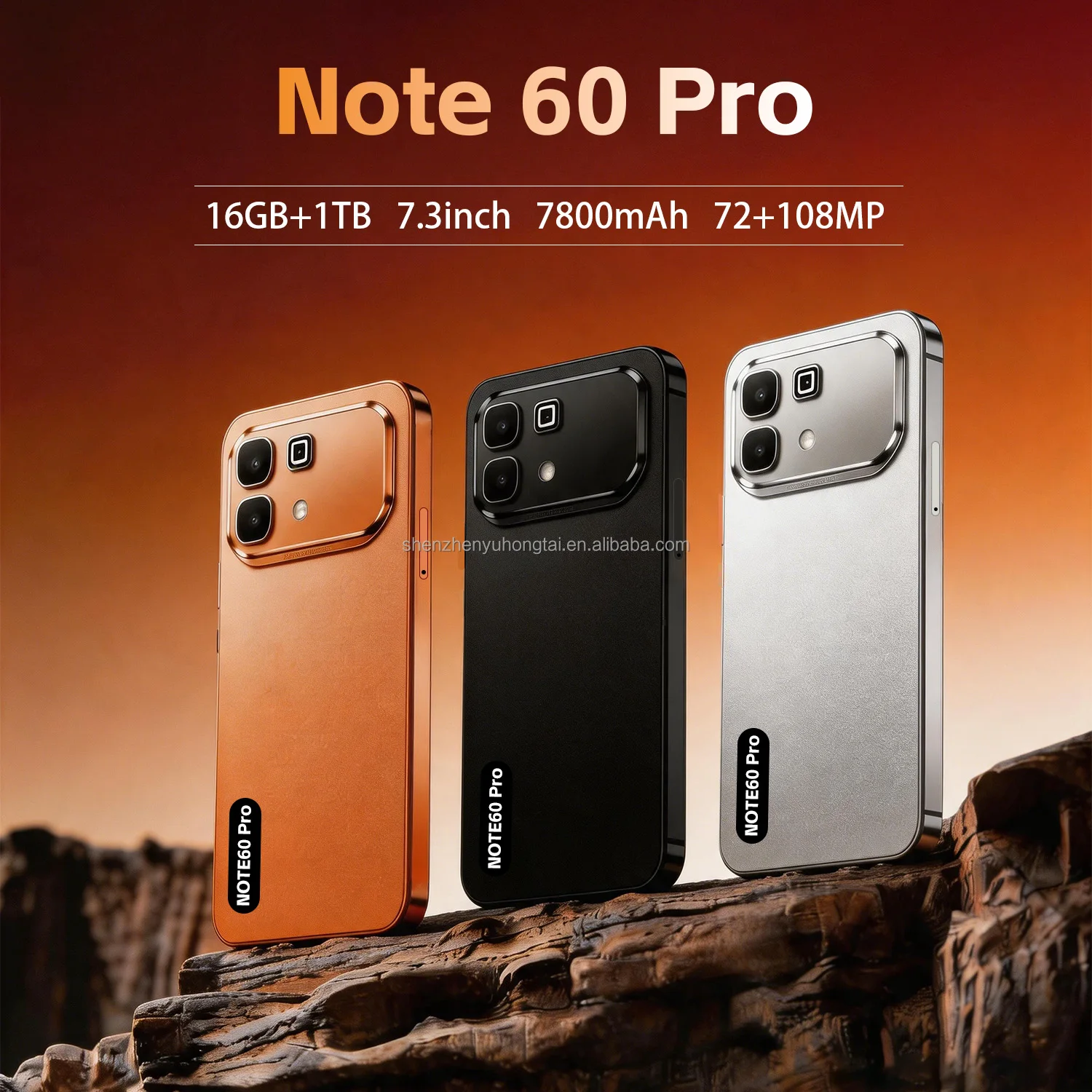 注 60 プロ 16 ギガバイト + 1 テラバイト 5 グラムスマートフォン 108MP 7800 mAh アンドロイド 15 ロック解除デュアル SIM グローバルバージョン携帯電話