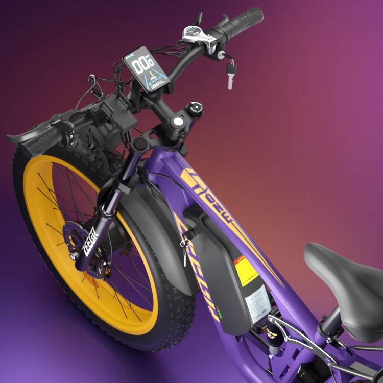 2000w Dual Motor Ebike 26inch 7speed Electric Fat Tire Bike 48v Electric Bike Wholesale Long Range Electric Mountain Bike