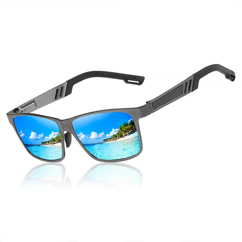 High Quality Sunglasses with Spring Hinges Aluminum 