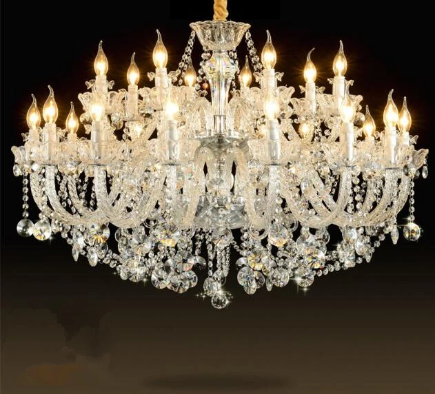 
Современная свадебная Роскошная подвесная свеча с хрустальной люстрой 