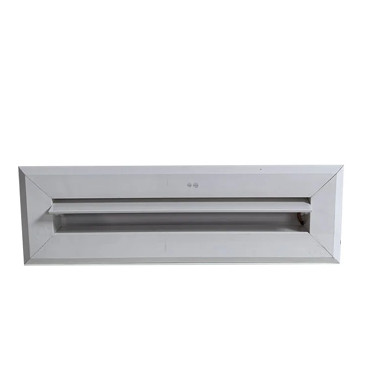 Modern Square PVC Louver Diffuser HVAC Electric Vent Registers Grilles for Living Room Outdoor Use Voice Control Stylish Air