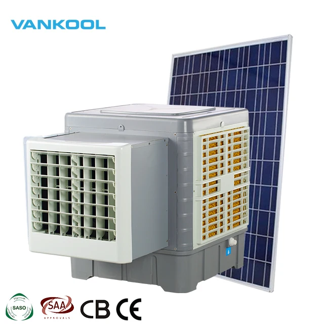 6000m3/h Solar Best Desert Cooling System Dc Room air Coolers air Cooler  120w Low Noise Window air Conditioner