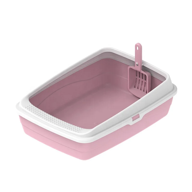 litter box in bathtub