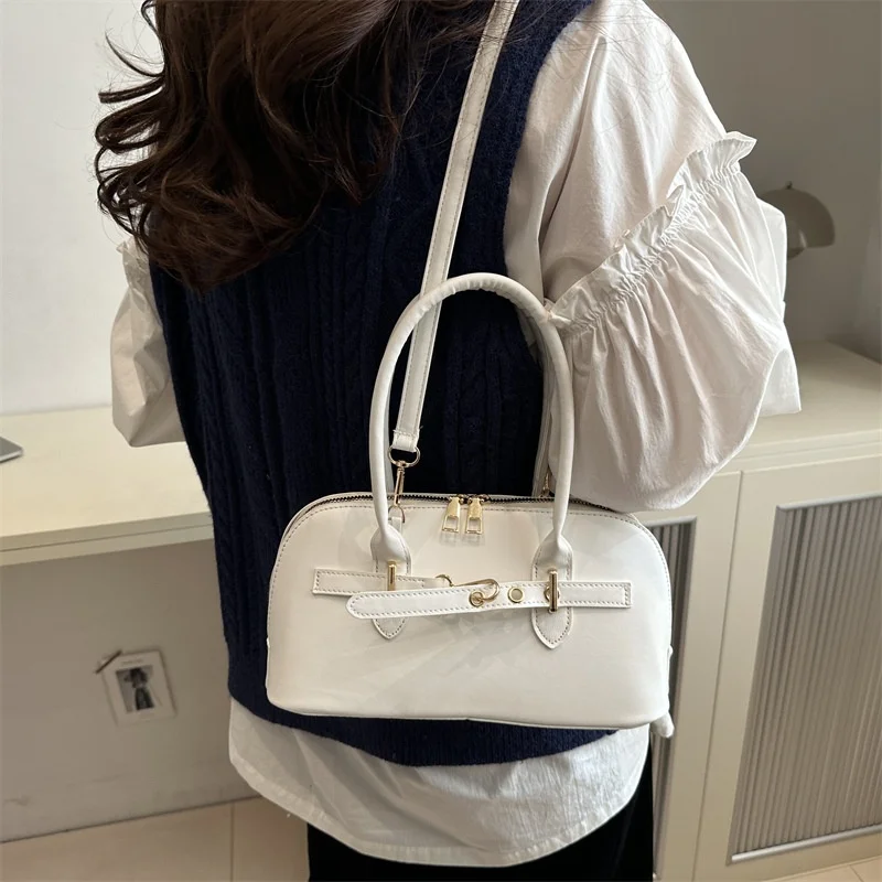 Designer Brand Handbags Women's Casual Fashion Candy Color PU Leather Underarm Ladies Single Shoulder Crossbody Tote Handbag