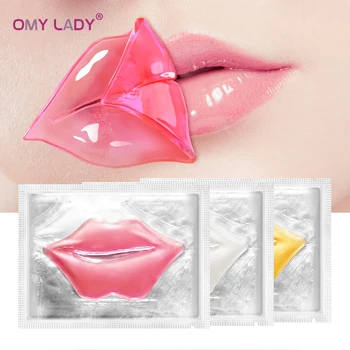 omy lady just for dropshipping Crystal Collagen Jelly Lip Moisture Mask you logo skin care