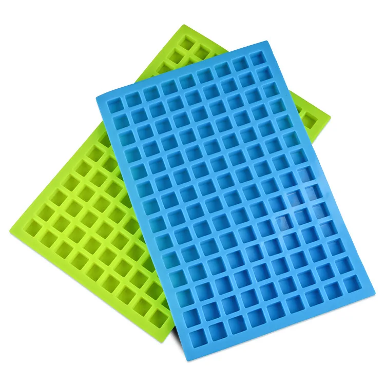 126 Holes Silicone Ice Cube Tray 100% Food Grade Silicone Ice Mold ...