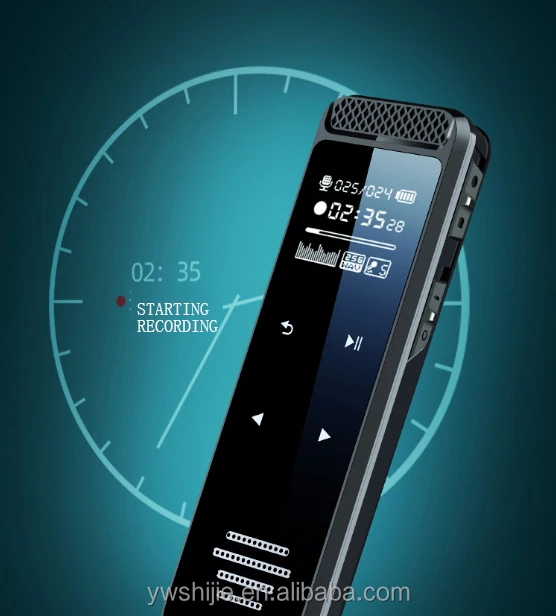 Metal Body 60m Distance Recording Password Encryption Voice Activated