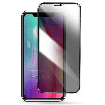 Privacy 9H Anti Spy Anti-fingerprint Tempered Glass Screen Protector For iPhone 11 PRO MAX X XR XS MAX