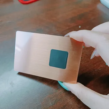 Metal Hybrid One Nfc Business Card Packaging