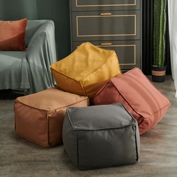 Customized Soft Memory Cotton Filling Ottoman Chair Cover Big Ottoman Bean Bag Sofa NO 1