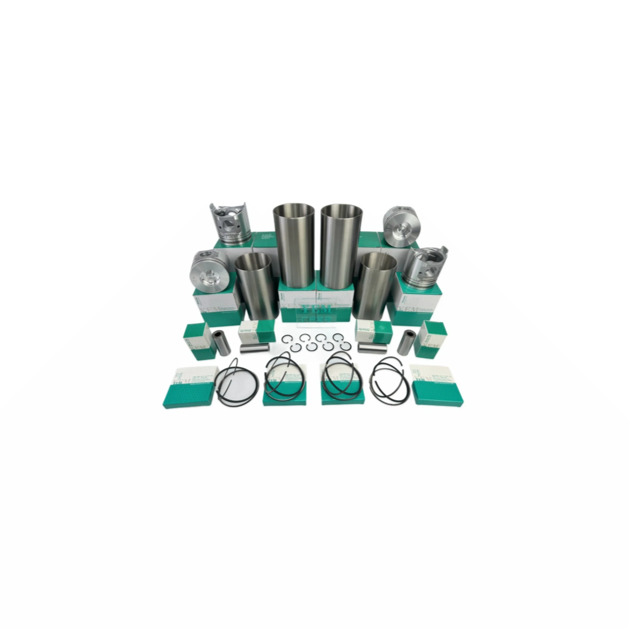 For Doosan P180 P222LE PC22IE Cylinder Liner Kit Fast Delivery Engine Parts