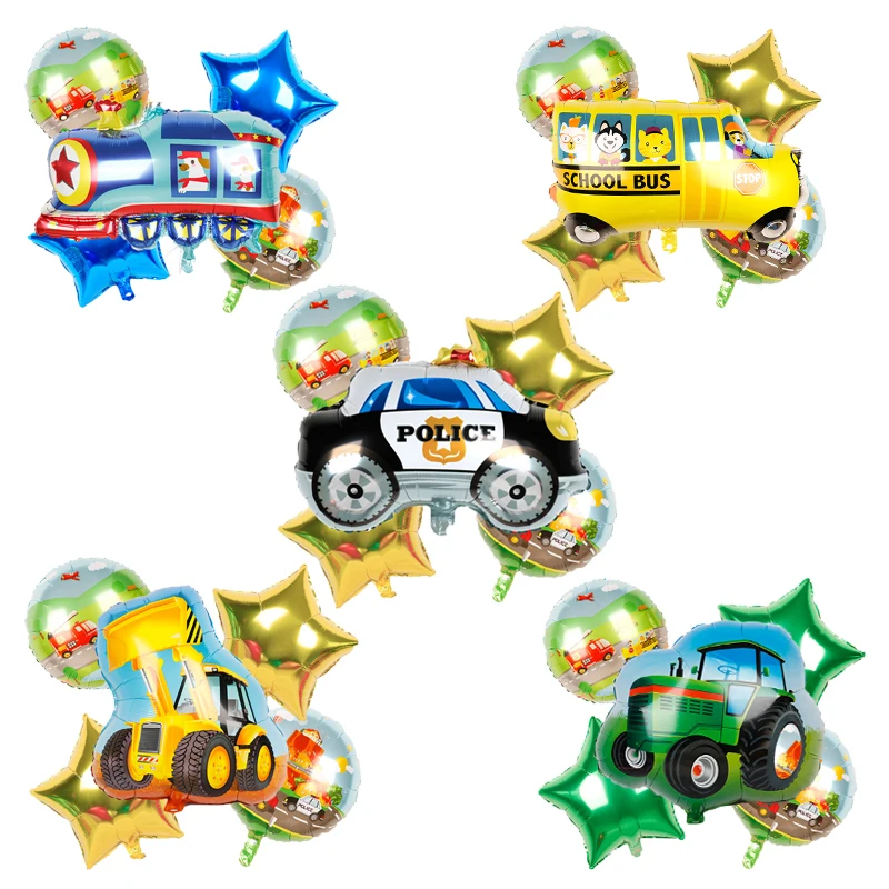 Cartoon Auto Balloon Train Truck Engineering Vehicle Foil Balloon Ambulance  For Kids Birthday Party Decoration Or Baby Toys - Buy Balloon Launcher Car  Toy Set,Birthday Decor Balloon Set,Balloons Set Party Decoration Product