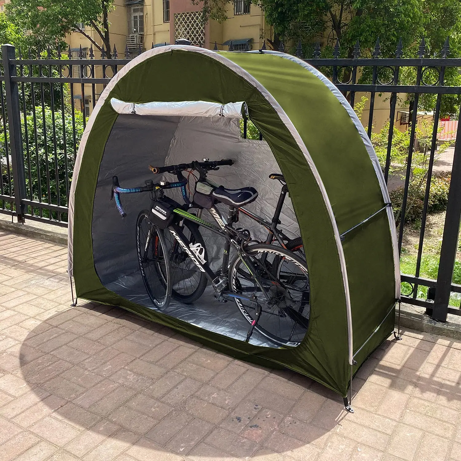 Thickened 210d Oxford Bike Tent For Gardening Tools,Portable Bicycle