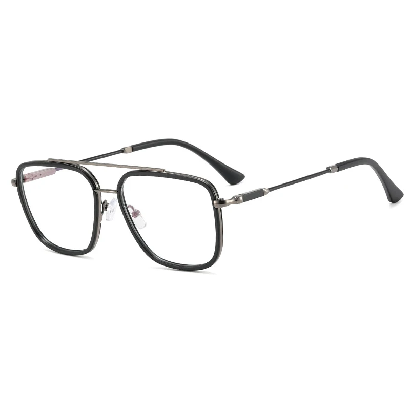 Men Classic Double Beam Design Square Optical Frame 2026 New  display picture 3