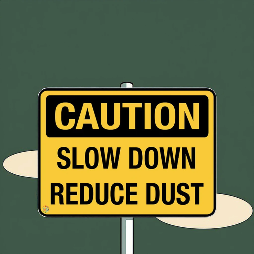 Custom Color Aluminum Sheet Traffic Sign Board Safety Reminder 'Slow Down'   Square