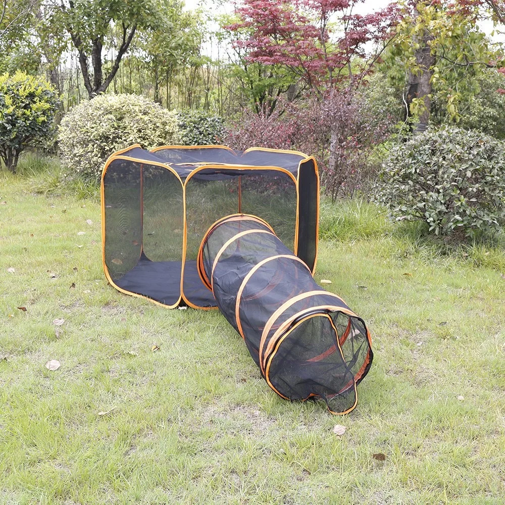 Outdoor cat tent and tunnel best sale