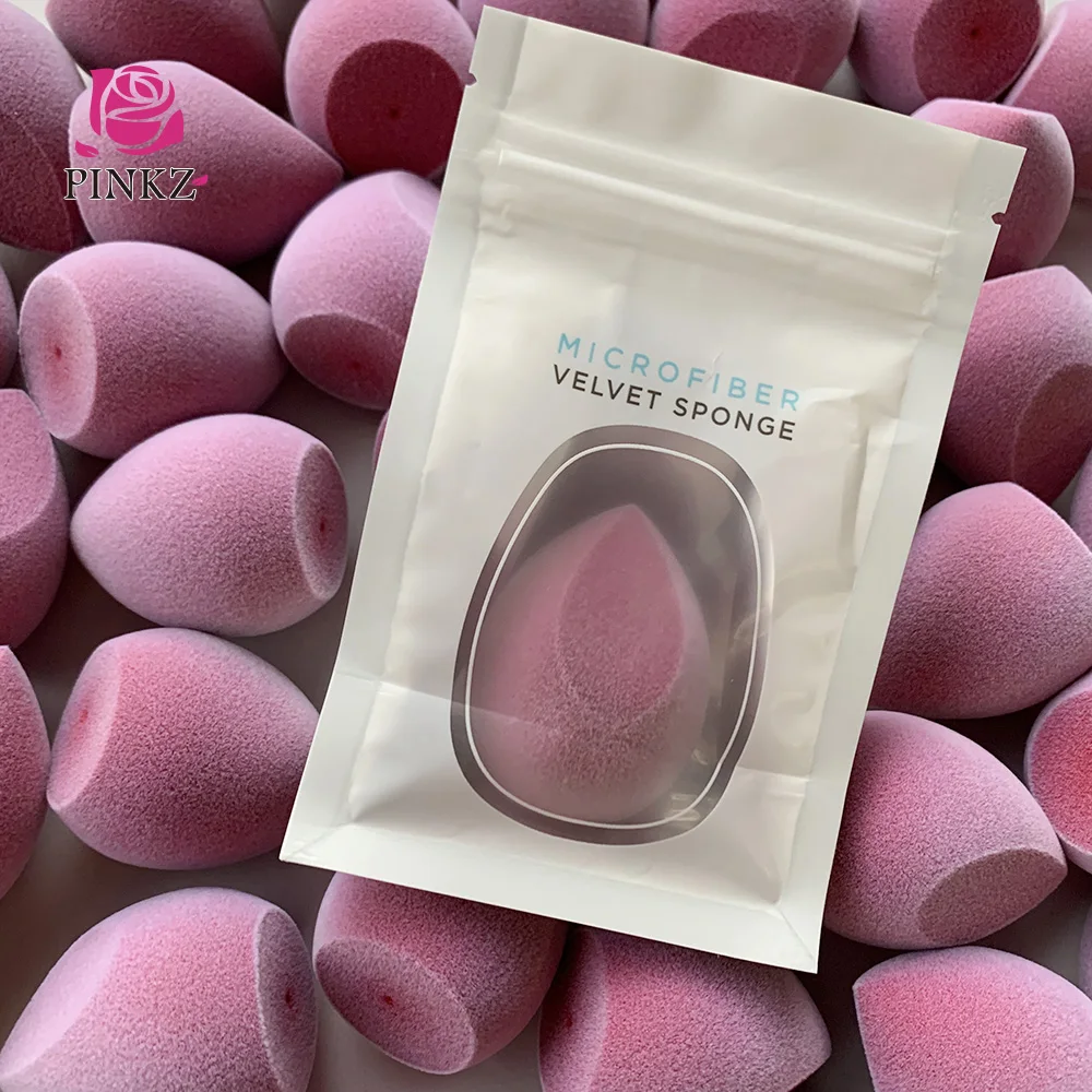 Private Label Non Latex Customized Packaging Makeup Sponge Applicator Microfiber Beauty Sponge For Foundation Wholesale Price