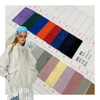 vision Soft and light shiny nylon fabric waterproof breathable anti-UV for outdoor clothing