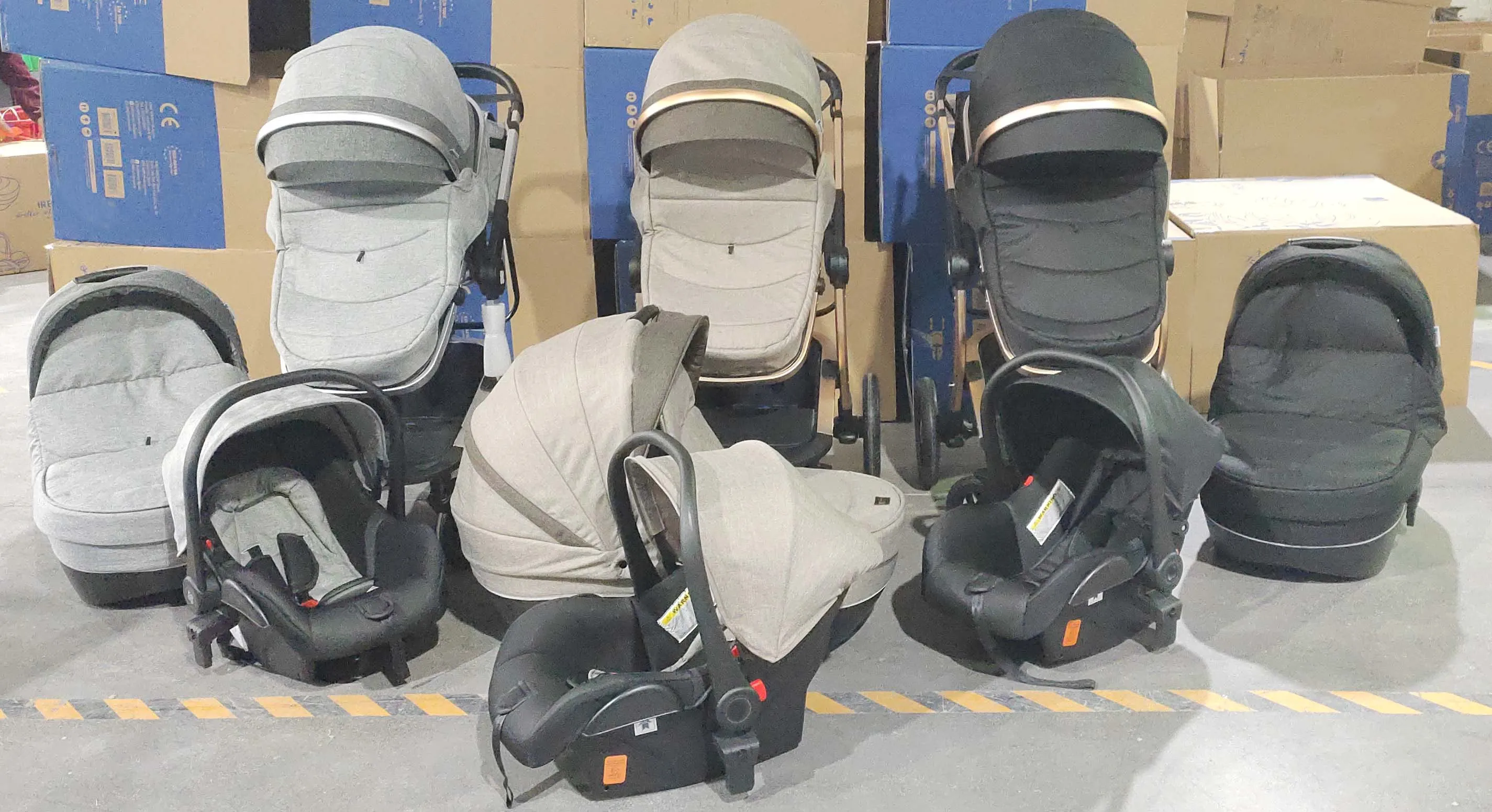 Cheap Travel System Luxury Baby Pram Stroller 3 In 1 For Baby Baby