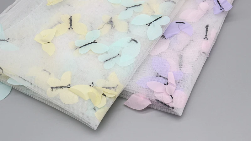Cheap Price 3d Lace Fabric butterfly Colorful Laser Embroidery Net Fabric for Dress 12 H7300e18760a941bd8e38d528a2804331i