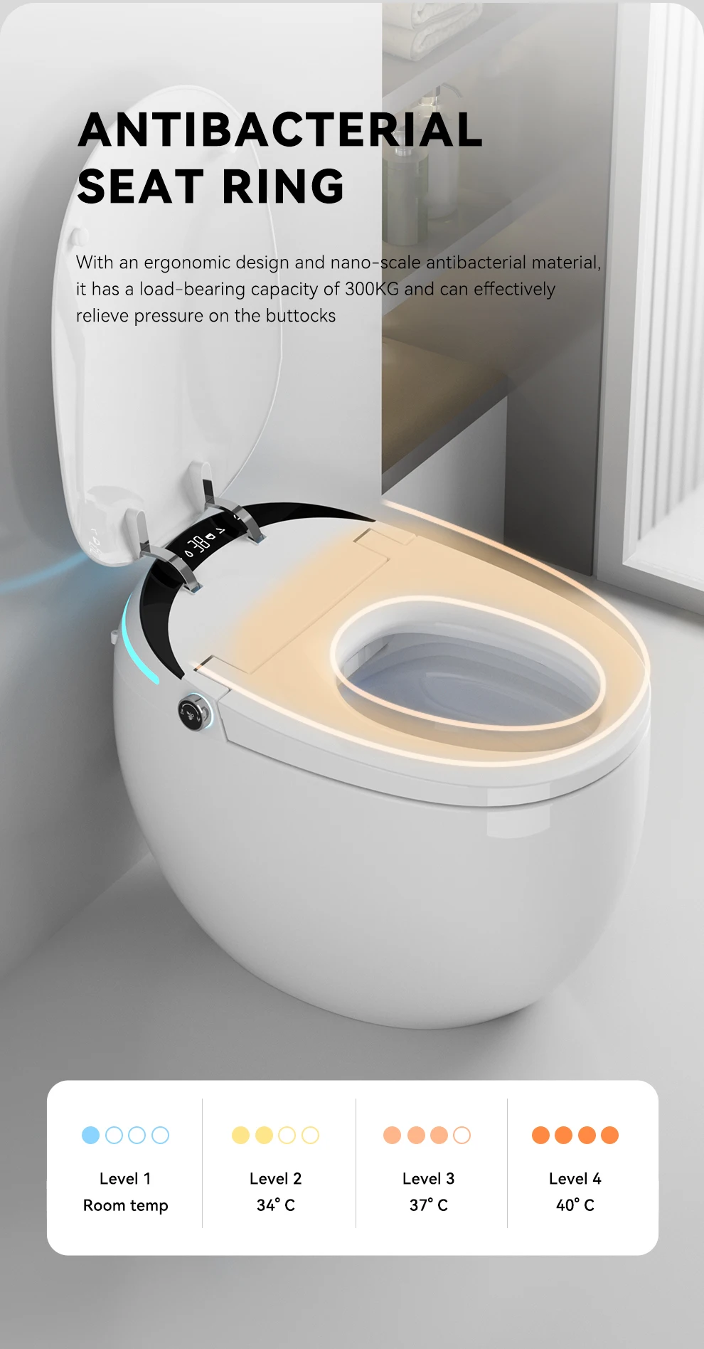 Modern Intelligent Toilet Electronic Automatic Ceramic Toilet Bowl Auto ...