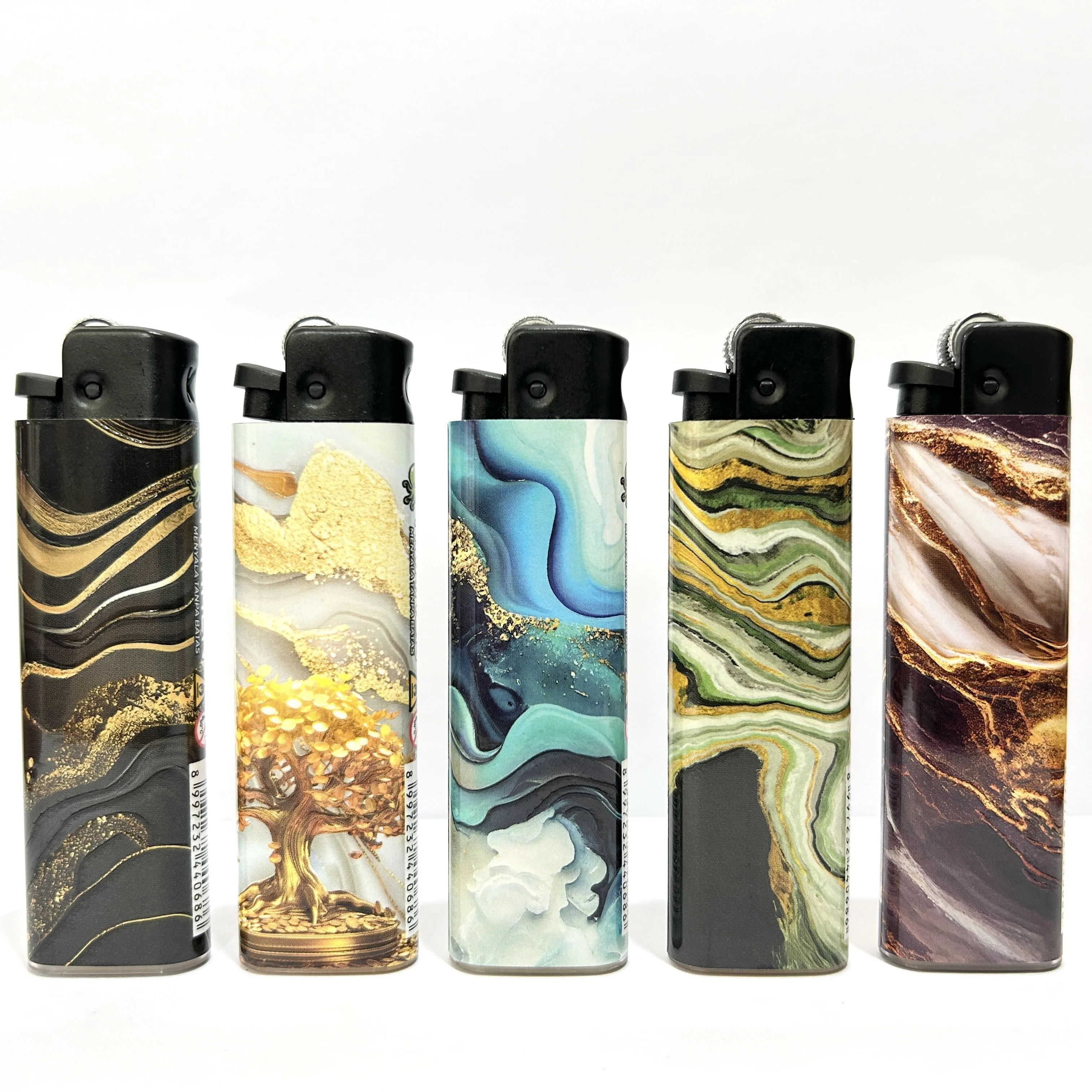 flint disposable classic plastic lighter with sticker wrapped