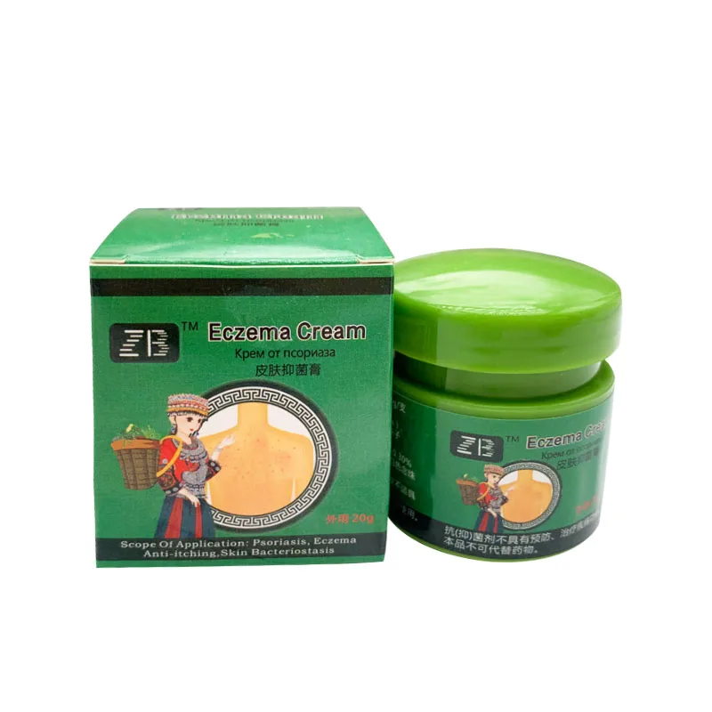 20g ZB Eczema Cream for Psoriasis Eczema Dermatitis Skin Bacteriostatic Cream Skin Care Herbal Ointment