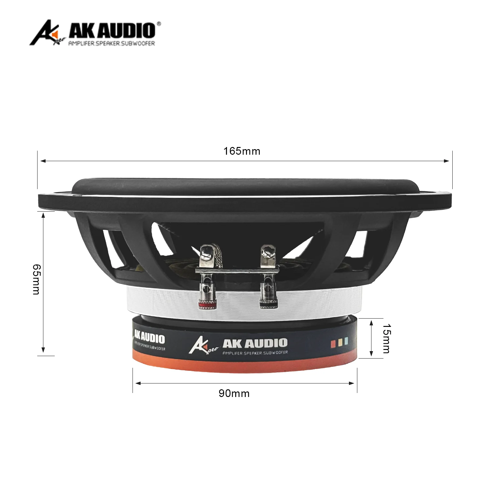 AK-6501 Car Speakers - High Quality 6.5 Inch Components