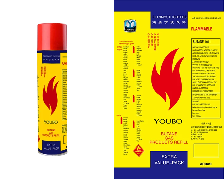 300ml High Quality Cheap Butane Gas Oem Brand Neon Premium Butane Gas Performance Expectation