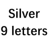 Silver 9 letters